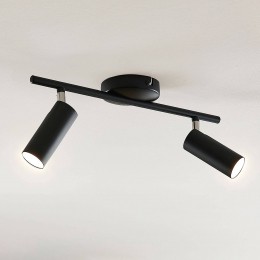 LindbyLEDplafondlampCamillezwarttweelampjes