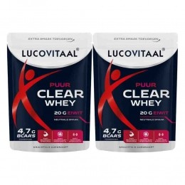 2xLucovitaalClearWheyPoederPuur175gr