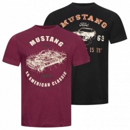 FORDMUSTANGHerenT-shirt2-pakPOMPK223MUL