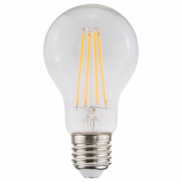 E27LEDFilamentLampA60-EnergielabelA-38Watt-806Lumen-2700KWarmWit-Transparantglas
