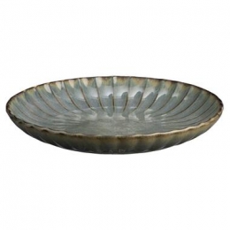 DinerbordFlora-beige-Stoneware-27cm-LeenBakker