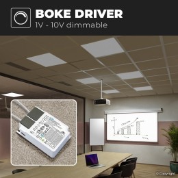 DimbareLEDPaneeltransformator-40W-Bokedriver-DCconnector-LEDtrafo-IP20voorbinnen