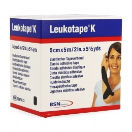 LeukotapeKKleefwindelElastZwart5cmx5m1