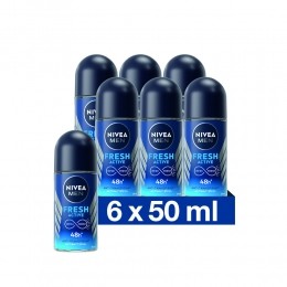 6xNIVEAMenDeodorantRollerFreshActive50ml