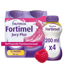 FortimelJucyPlusFramboos4x200ml