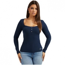 T-ShirtLangeMouwGuessW2YP46KBCO2