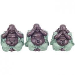 BeeldjesSignesGrimaltFiguurBoeddhaZietHoortHorenPraten3Eenheden