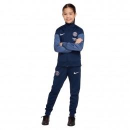 NikeParisSaint-GermainStrikeTrainingspakFull-Zip2025-2026KidsDonkerblauwWit