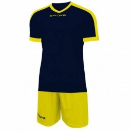 GivovaKitRevolutionVoetbalshirtmetShortsmarinegeel