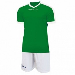 GivovaKitRevolutionVoetbalshirtmetShortsgroen-wit