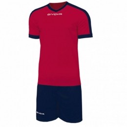 GivovaKitRevolutionVoetbalshirtmetShortsroodnavy