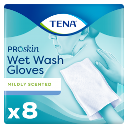 TENAWetWashGlovemildlyscented5of8stuks