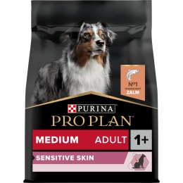 4xProPlanHondenvoerDroogAdultMediumSensitiveSkinZalm3kg