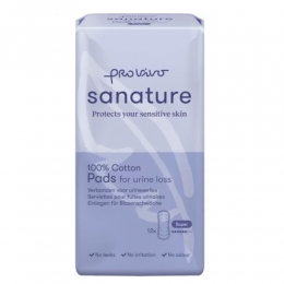 SanatureProVivo100KatoenenIncontinentieverbandSuper12stuks