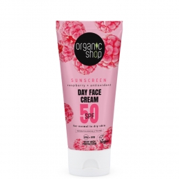 OrganicShopZonnebrandcrmeGezichtSPF50Normalehuid50ml