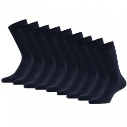 ApolloSokkenBasicBambooNavy9-pack-4346