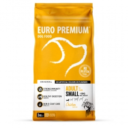 4xEuro-PremiumAdultSmallKip-Rijst3kg