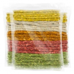 3xHollandDiervoedersMunchyStickGekleurd100stuks
