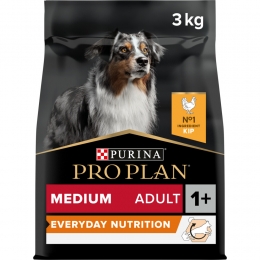 ProPlanHondenvoerDroogAdultMediumEverydayNutritionKip3kg