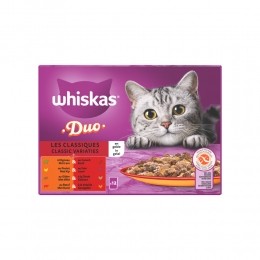 4xWhiskasDuoSeniorClassicVariatiesMultipack12x85gr
