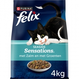4xFelixKattenvoerSeasideSensations4kg
