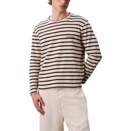 T-ShirtLangeMouwCalvinKleinJeansLSCOMPACTRIBSTRIPLV14LC207G