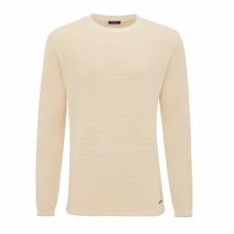 TresantiEXANRollCuffsLongSleevePulloverBeigeM