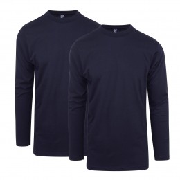 AlanRedLongsleeveT-shirtVirginia2PackRondeHalsNavyXL