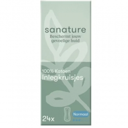 Sanature100KatoenenInlegkruisjesNormaal24stuks