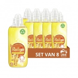 8xRobijnWasverzachterZwitsalgeur33Wasbeurten825ml
