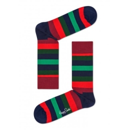 HappySocksChristmasStripeSokken