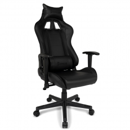 GladiatorGamestoelmetkantelfunctieenverstelbarearmleuningenzwart