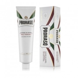 ProrasoWhiteLineShavingSoapinaTube