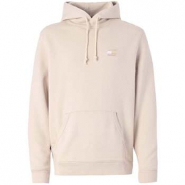 SweaterTommyJeansTonalLogoBadgeHoodieOatMarlHeather