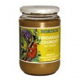 HorizonPindakaasCrunchymetZoutBio650gr