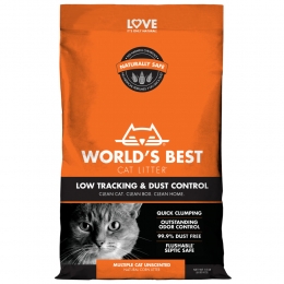 3xWorldsBestCatLitterKattenbakvullingLowTrackingDustControl68kg