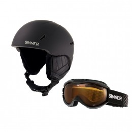 SinnerCombi-PackCrestToxicSkihelm50-54