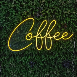 LEDNeonVerlichtingBordCoffeeInclAdapter80x44cmWarmWit