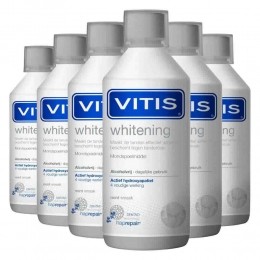 6xVitisMondwaterWhitening500ml