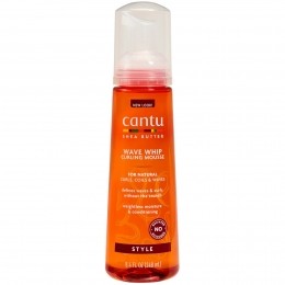 CantuSheabotervoorNatuurlijkHaarWaveWhipKrulmousse248ml