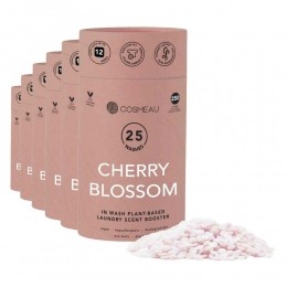 6xCosmeauGeurbooster25WasbeurtenKersenbloesom250gr