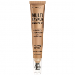 RimmelMulti-TaskerWakeMeUpFoundationenConcealer20mlVerschillendeTinten-060LightHoney