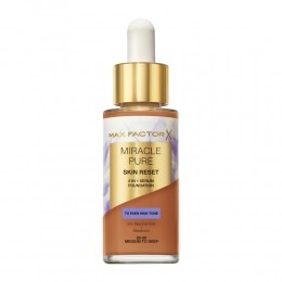 MaxFactorMiraclePure2in1SkinResetSerumFoundationMediumtoDeep30ml