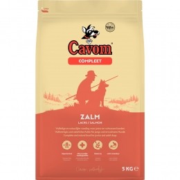 CavomHondenvoerDroogCompleetZalm5kg