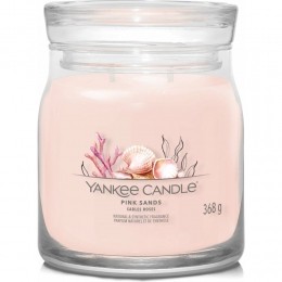 YankeeCandleGeurkaarsMediumJarPinkSands368gr