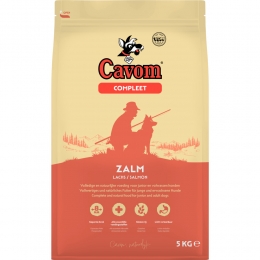 CavomHondenvoerDroogCompleetZalm5kg
