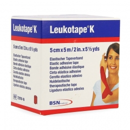 LeukotapeKKleefwindelElastRood50cmx5m1
