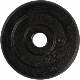 VirtuFitGietijzerenHalterschijf-Haltergewicht-30mm-25kg-Zwart