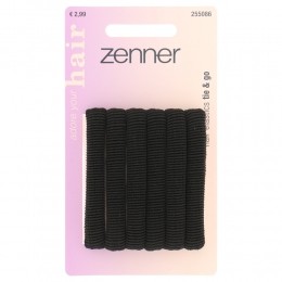 ZennerRollUpElastiekenZwartSmall6stuks