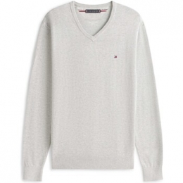 SweaterTommyHilfigerEssentialCottonVNeck